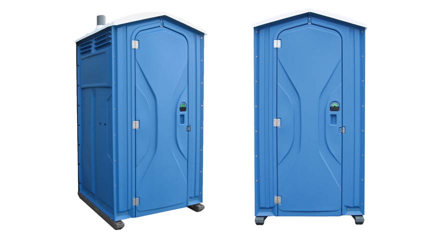 Long-term porta potty units on site in Anchorage, Alaska